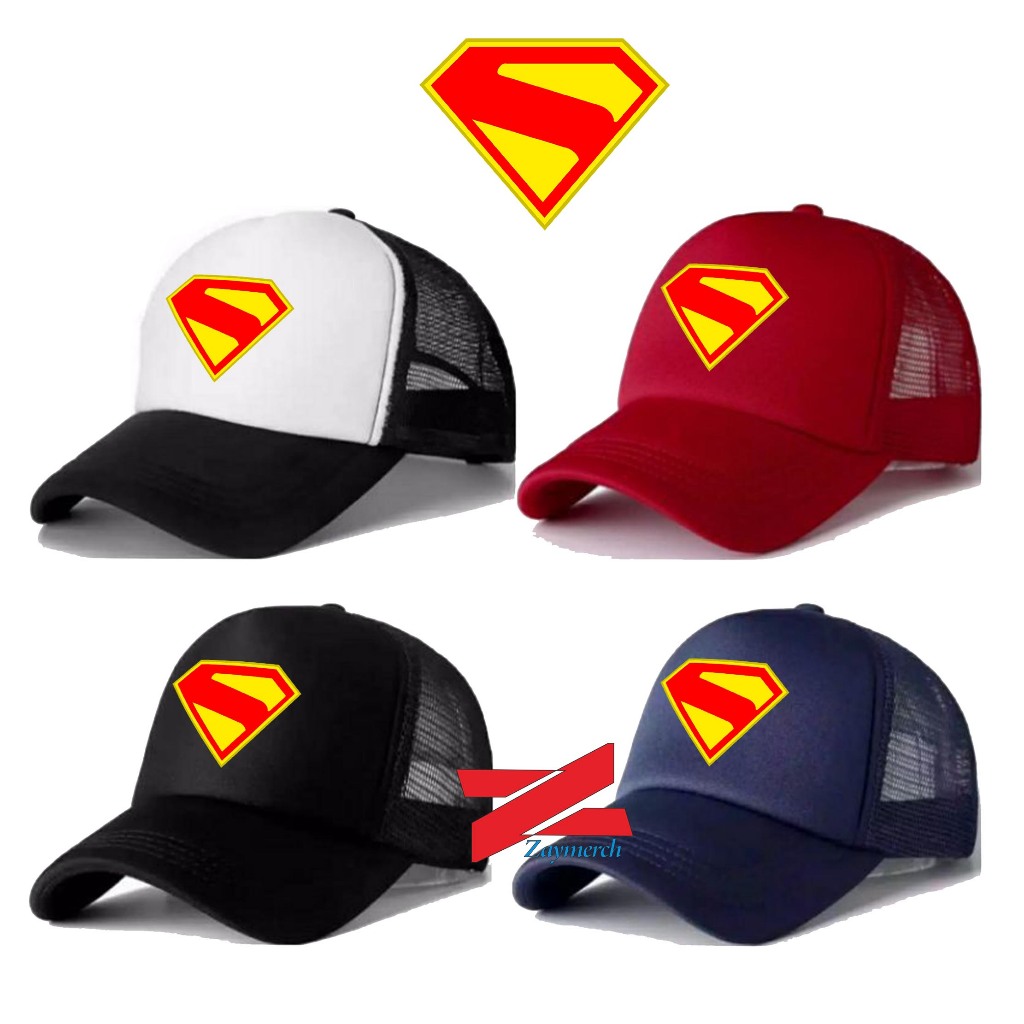 topi superman logo 2025 topi anak superman logo