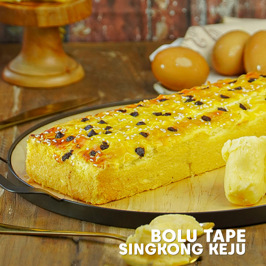 

The Bolu Rampah Bolu Tape Singkong Keju - Oleh oleh khas Makassar