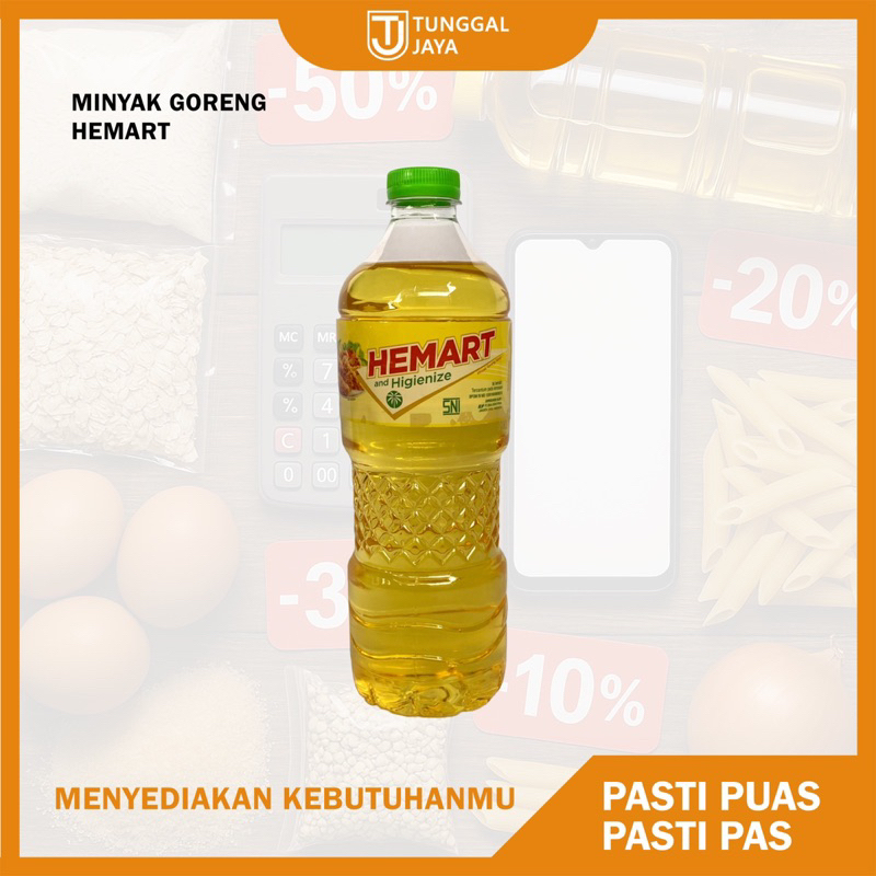 

MINYAK GORENG HEMART 900ml grosir / ecer
