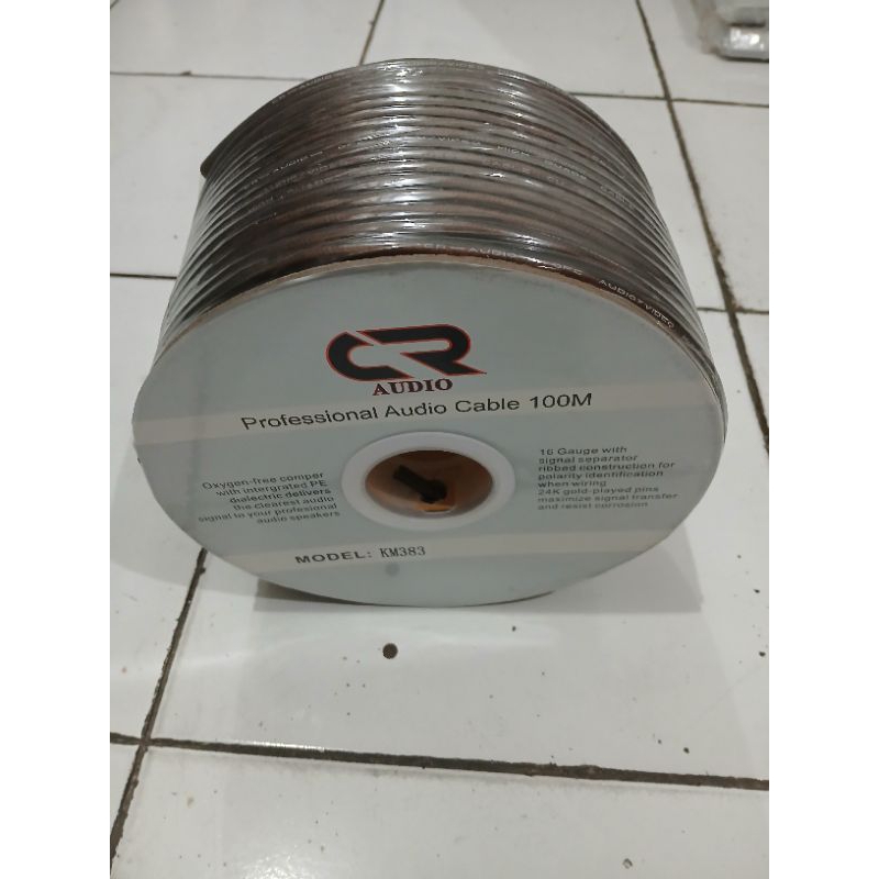 Kabel Mic CR AUDIO ORIGINAL STX Panjang 100M