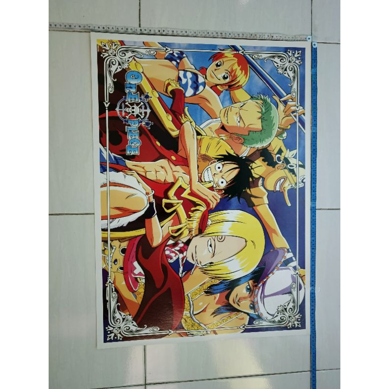 poster dinding/hiasan dinding kamar rumah dekorasi hobi (one piece2) jumbo 70x50cm