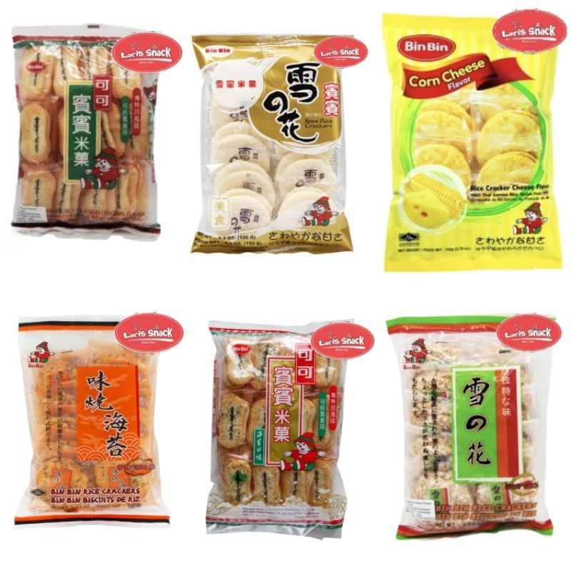 

BinBin Bin Bin Rice Crackers All Varian