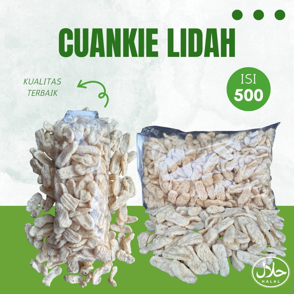 

Termurah Cuanki Lidah Toping Isi 500 Pcs Biji Khas Garut Bisa Cod