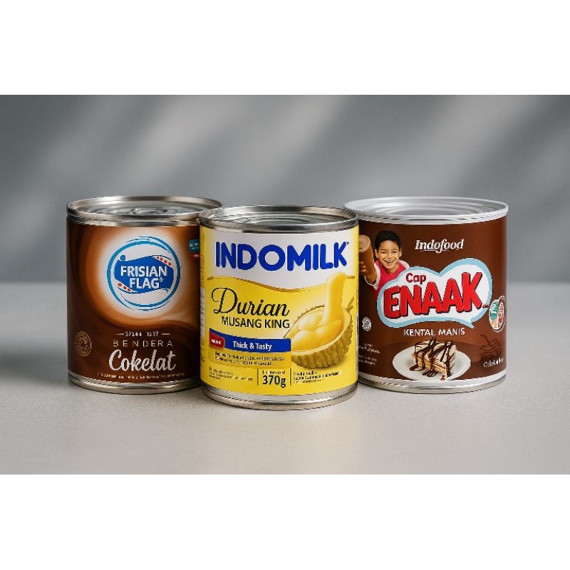 

PROMO BERHADIAH UANG TUNAI. 1 PCS SUSU KENTAL MANIS FRISIAN FLAG RASA COKELAT KALENG 370 GRAM + 1 PCS SUSU KENTAL MANIS INDOMILK RASA DURIAN MUSANG KING KALENG 370 GRAM + 1 PCS SUSU KENTAL MANIS CAP ENAK KALENG RASA COKELAT 370 GRAM