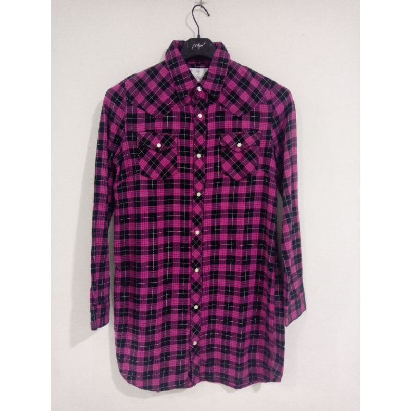 kemeja flannel mis edwin