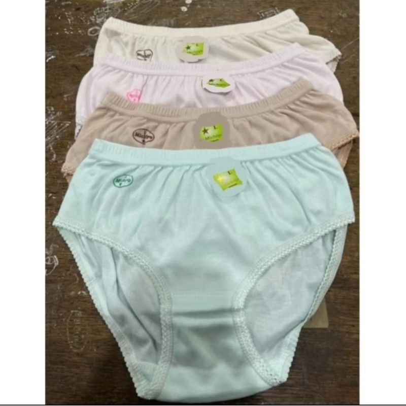 (6pcs)Celana Dalam Katun Wanita Merek Michiyo