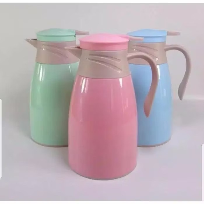 Termos teko vacuum Thermos minum air panas 1 Liter