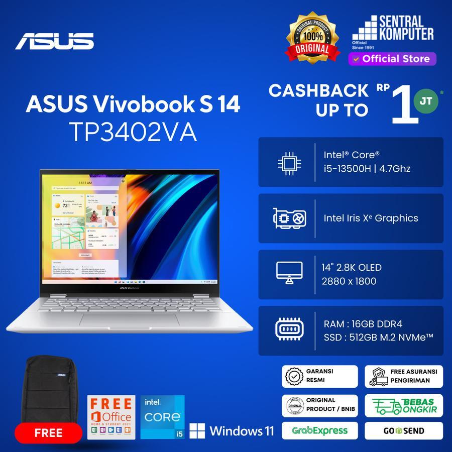 ASUS Vivobook S14 Flip OLED TP3402VA i5-13500H 512GB SSD 16GB Touch