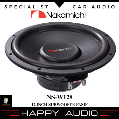 Subwoofer Pasif 12 Inch Nakamichi NS-W128 Sub Double Coil 4 Ohm Original
