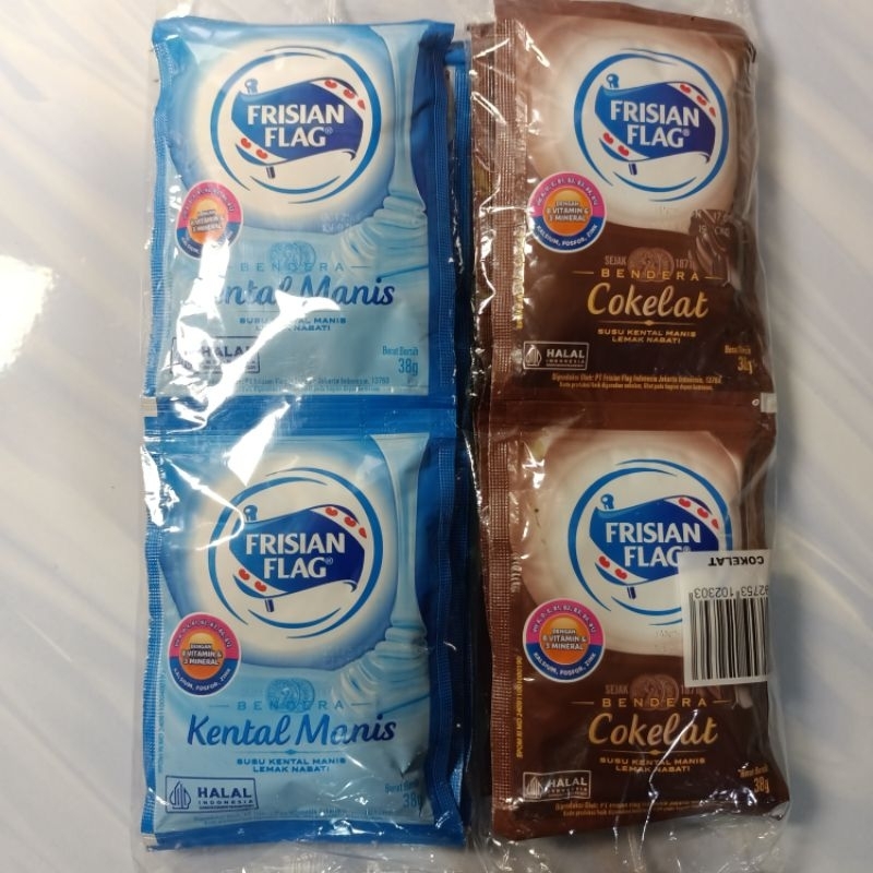 

Frisian Flag Susu Kental Manis 1 Pack Isi 6 Sachet | Susu Bendera SKM