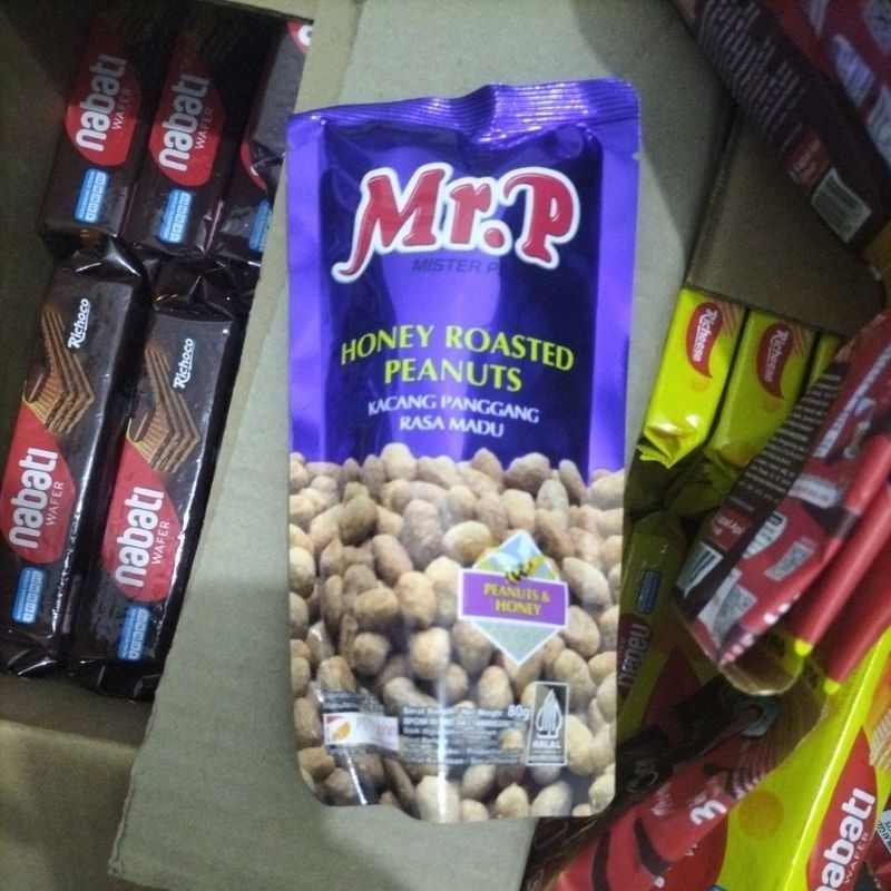 

KACANG MR.P HONEY ROASTED PEANUTS ISI 80 GRAM