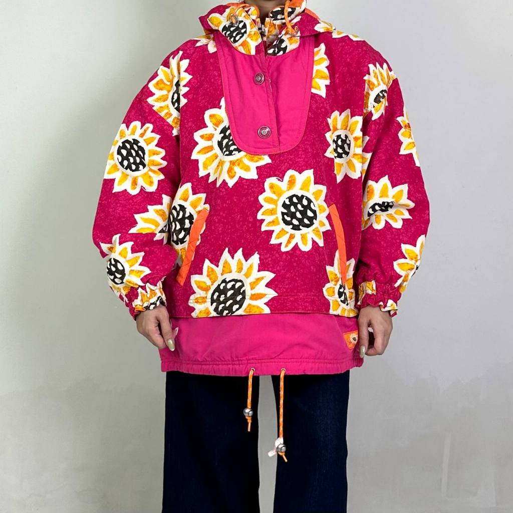 jaket wanita Vtg Ellesse size L 100% original 010525