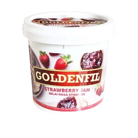 

Selai Goldenfil Strawberry 1kg - Kualitas Baik