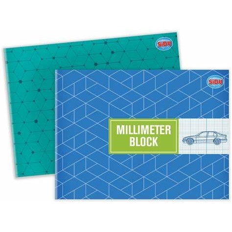 

TBMO Buku Milimeter Block / Milimeter Blok Sinar Dunia SIDU Folio F4 A3
