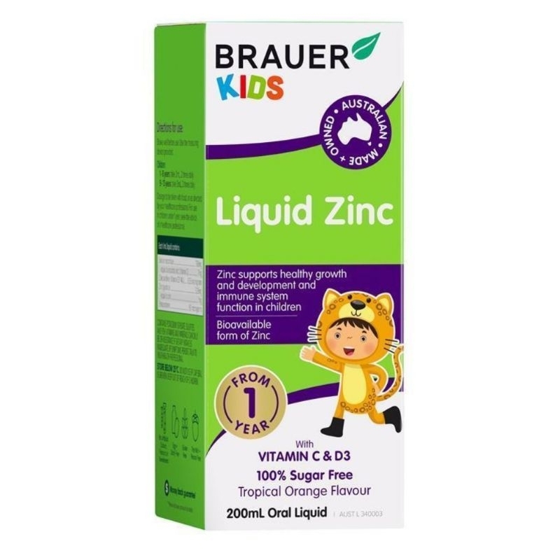 

Brauer Kids Liquid Zinc 200ml