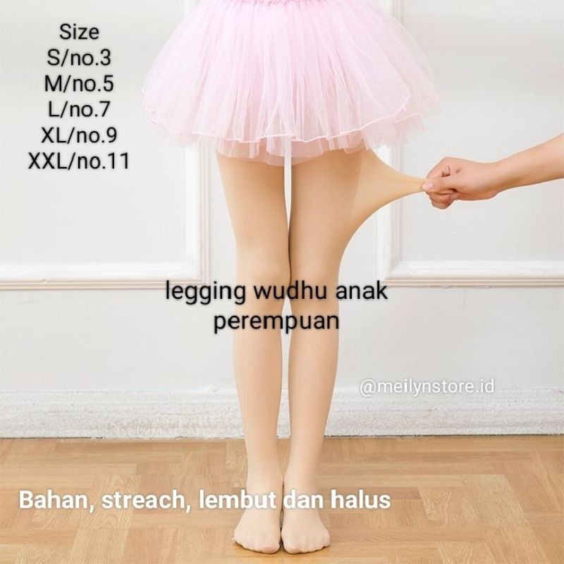 legging wudhu anak | legging wudhu anak perempuan | lejing wudhu anak