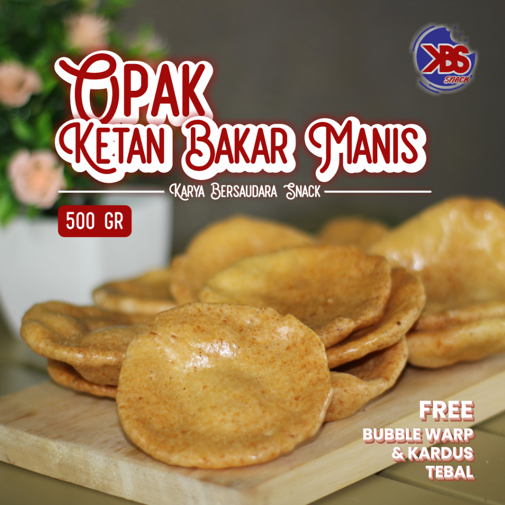 

Opak Ketan Bakar Manis Gurih 500gr - KBS