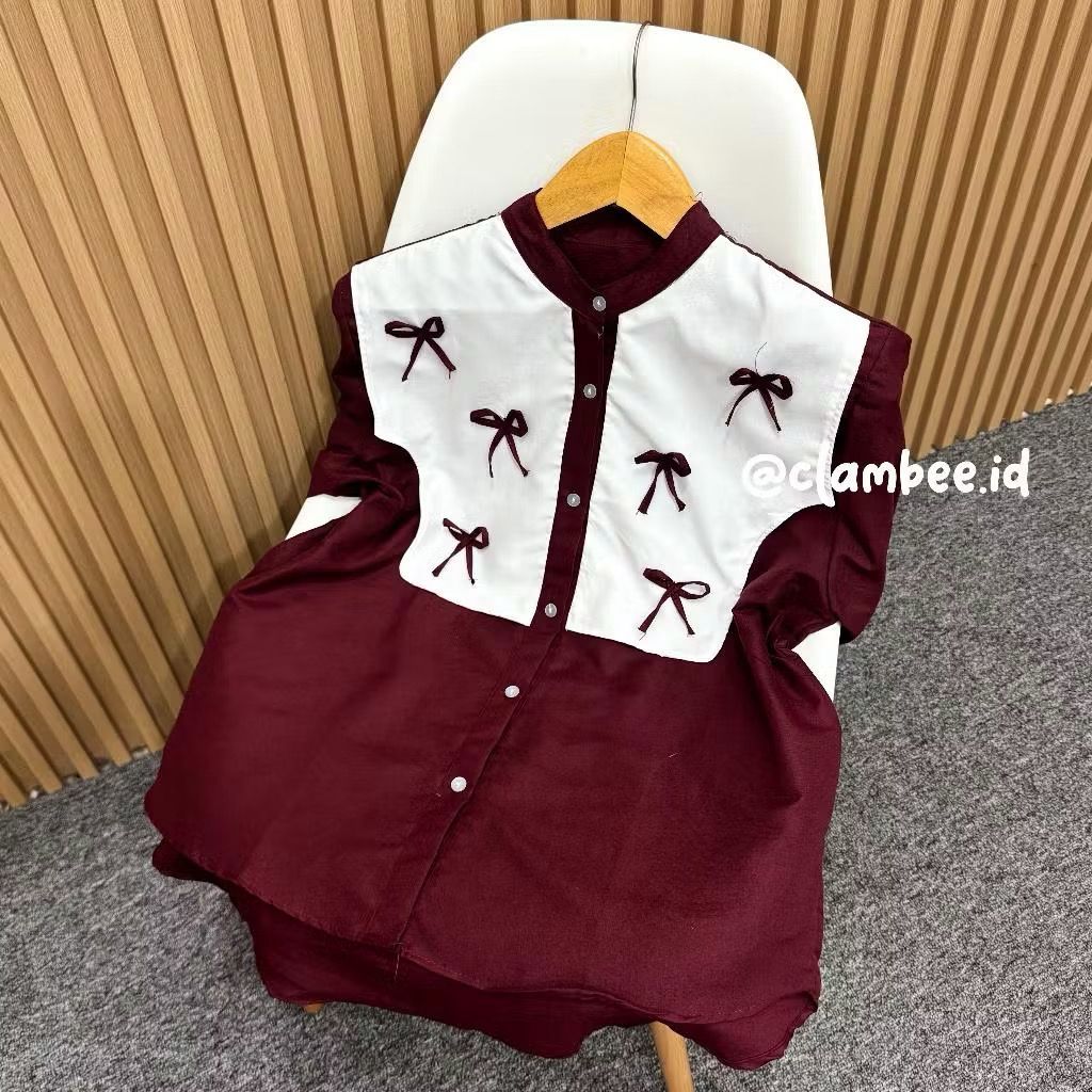 Baju Kemeja Kerja Wanita Kantor Korea Style Remaja Model Kekinian Kekinian Murah 2025 Terbaru Bajju 