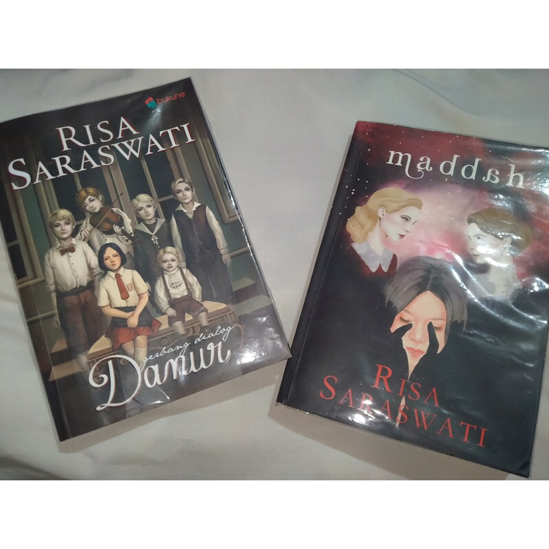 Paket Preloved Novel Original [ Gerbang Dialog Danur + Maddah ] by Risa Saraswati