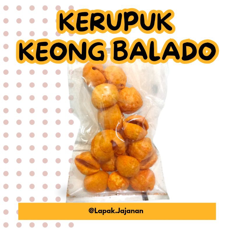 

[Lapak.Jajanan] Kerupuk Keong Balado - Snack Jajanan Murah Renyah Gurih Nikmat