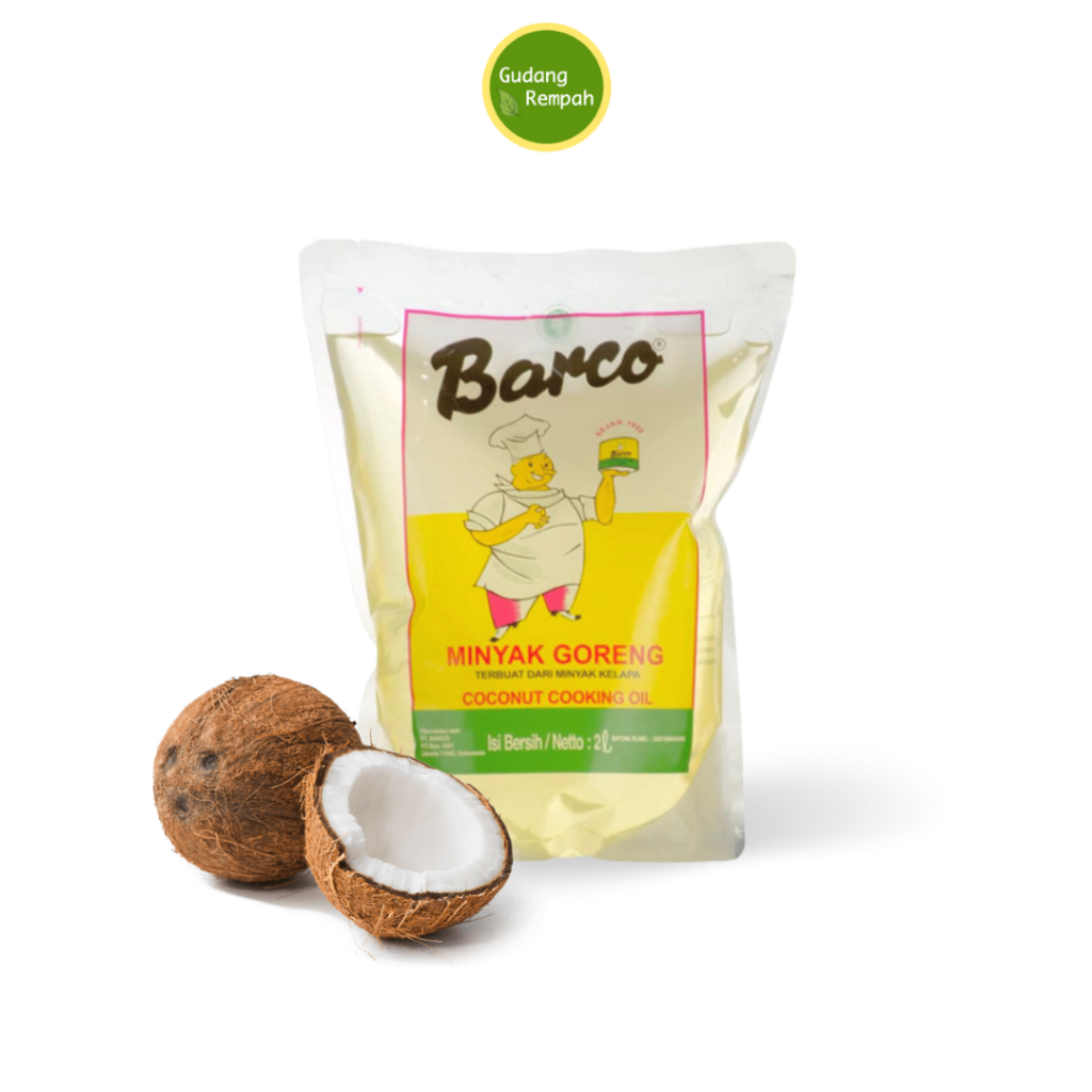 

Barco 1 Liter 1 Refill Pouch Minyak Goreng Kelapa
