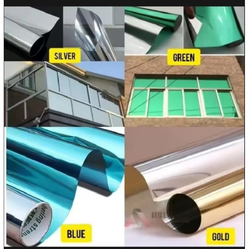 Stiker Kaca Film One way 1 roll penolak panas Matahari