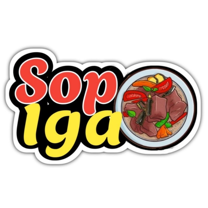 

Stiker Sop Iga | Stiker Aksesoris Jualan