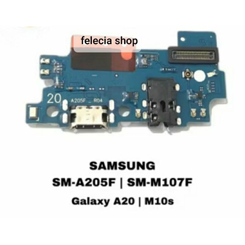 PAPAN CAS KONEKTOR CHARGER SAMSUNG A20 /  SAMSUNG M10S FLEXIBEL CAS+MIC