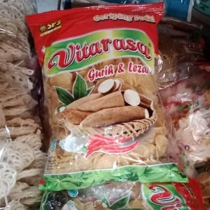 

VITARASA KERUPUK CEPIRING PEDAS - KERIPIK MENTAH VITARASA