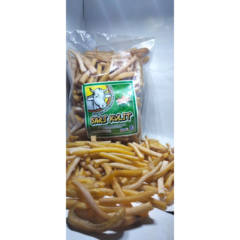

Krecek Rambak Kulit Sapi Stik Mie Sari Kulit 500gr