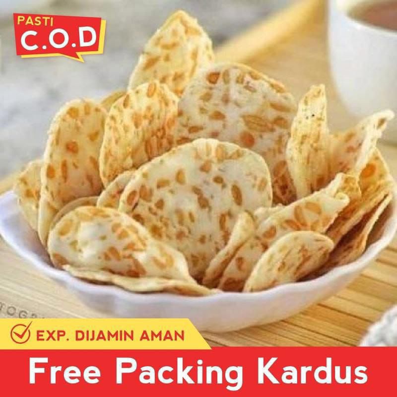 

kripik tempe sagu crispy, keripik tempe sagu 1kg