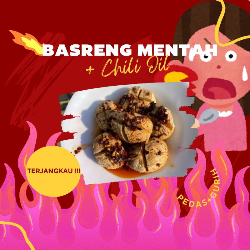 

BASRENG MENTAH ISI 6 PLUS CHILI OIL PEDAS GURIH