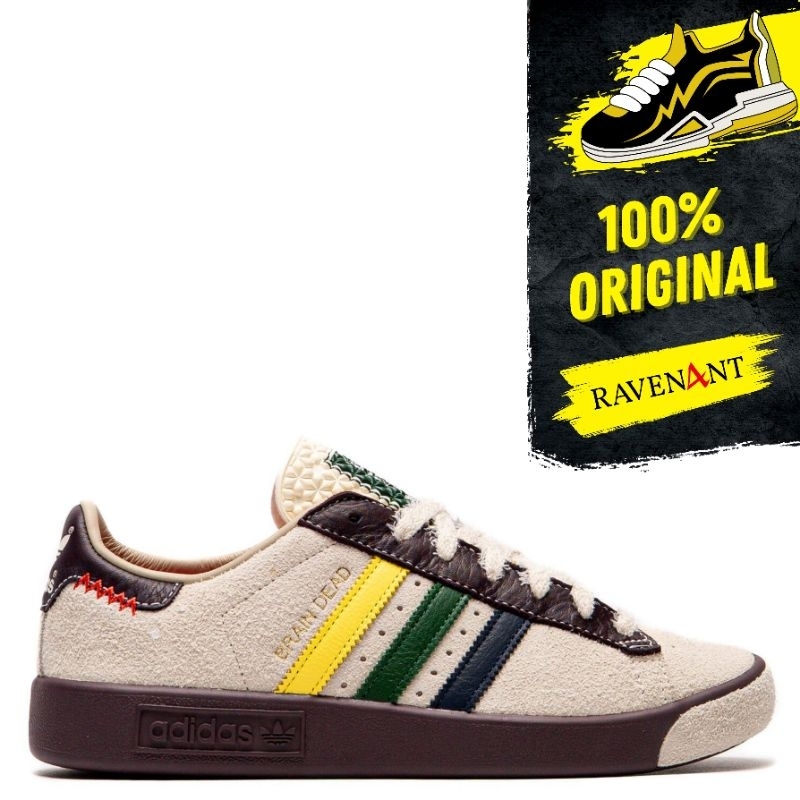 ADIDAS x BRAIN DEAD Forest Hills Cream White ORIGINAL - Sepatu Sneakers Pria/Wanita