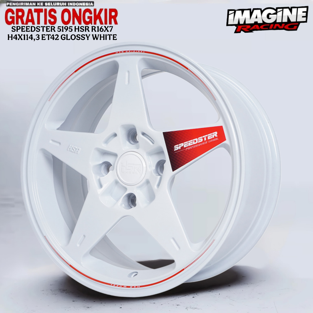 VELG R16 HSR SPEEDSTER COCOK UNTUK AVANZA,XENIA,LIVINA DLL