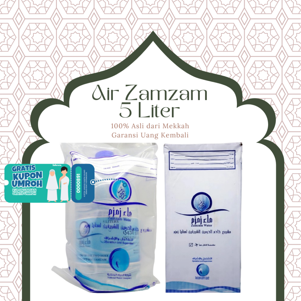 

Air zam zam galon barcode/non barcode 5 liter