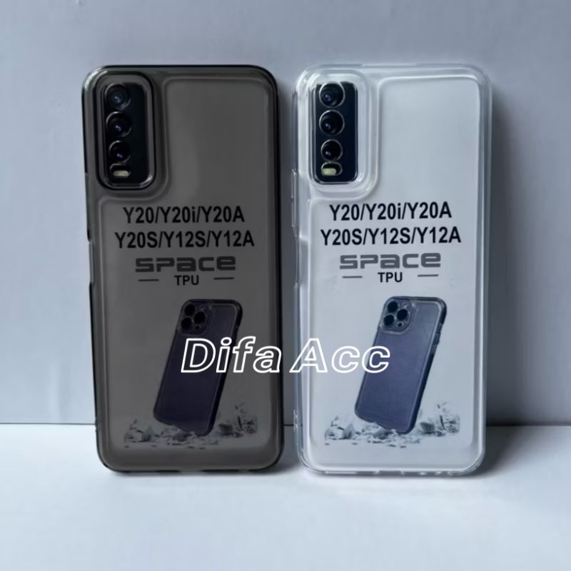 CLEAR CASE PROTECTOR CAMERA VIVO Y20 VIV Y20i VIVO Y20A VIVO Y20S VIVO Y12S VIVO Y12A  soft case ben