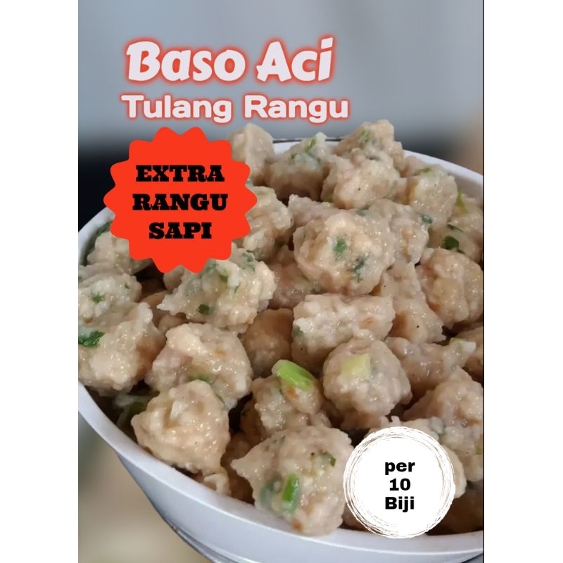 

BACITUL 10 biji/baso aci tulang rangu sapi /boci enak