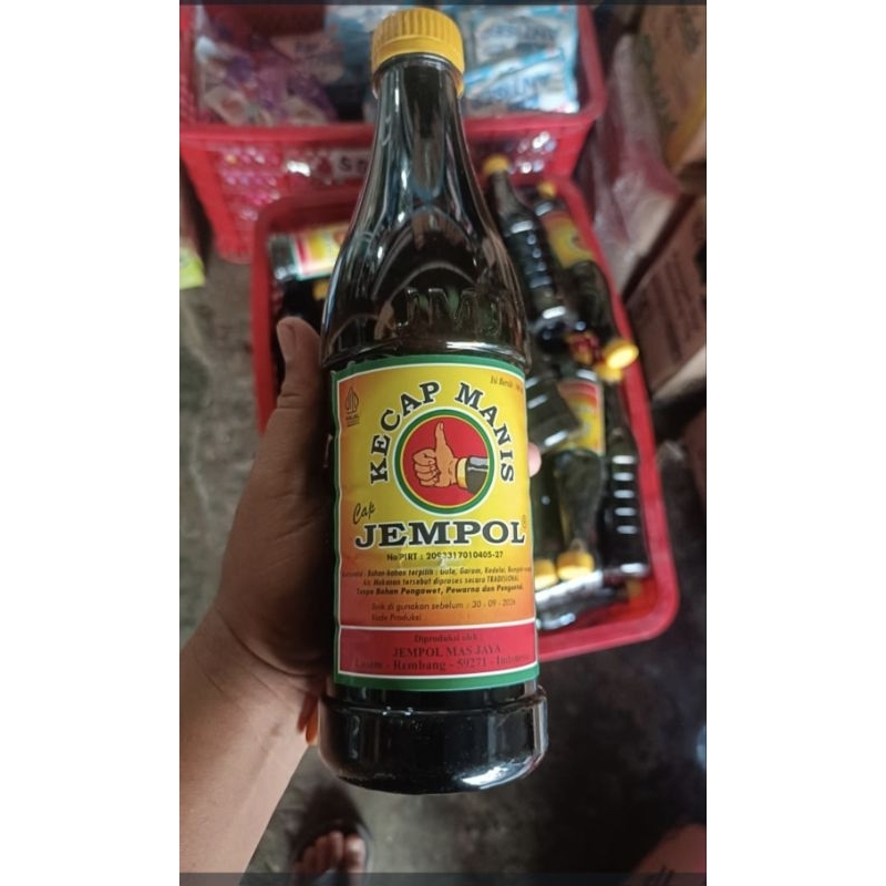 

KECAP MANIS Cap JEMPOL Kemasan BOTOL (600 ml)