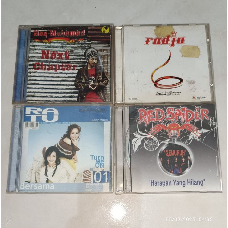 cd Indonesia RAS MUHAMMAD-Next Chapter / RADJA-Untuk Semua (3) / RATU-Bersama / RED SPIDER-Harapan Y