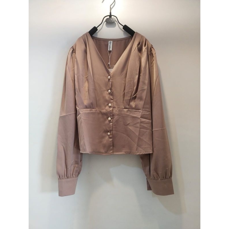 Blouse Satin Premium. Blouse Croptop Import