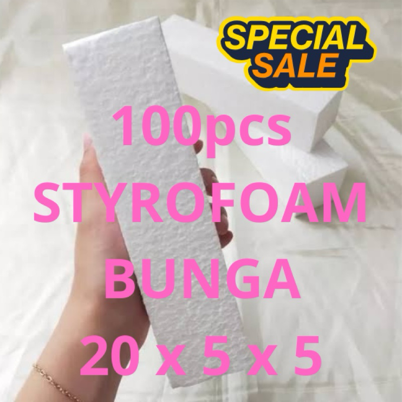 

STYFOROAM 100pcs BUKET 20x5x5