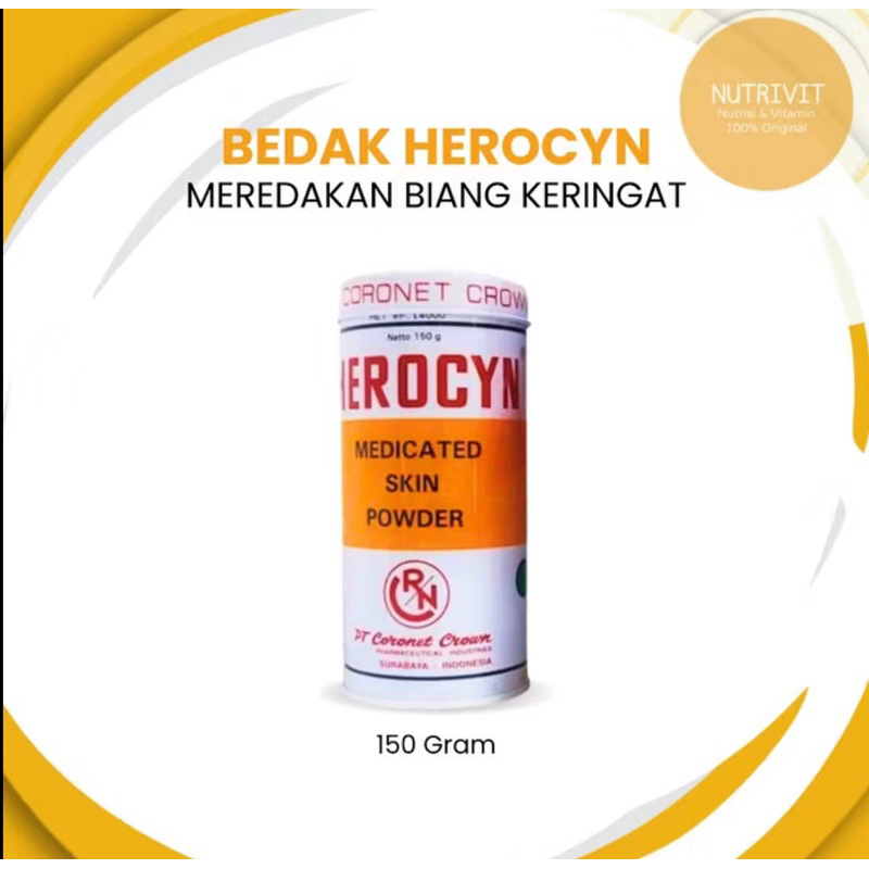 Bedak Herocyn Bedak gatal untuk dewasa (kemasan 150gram)