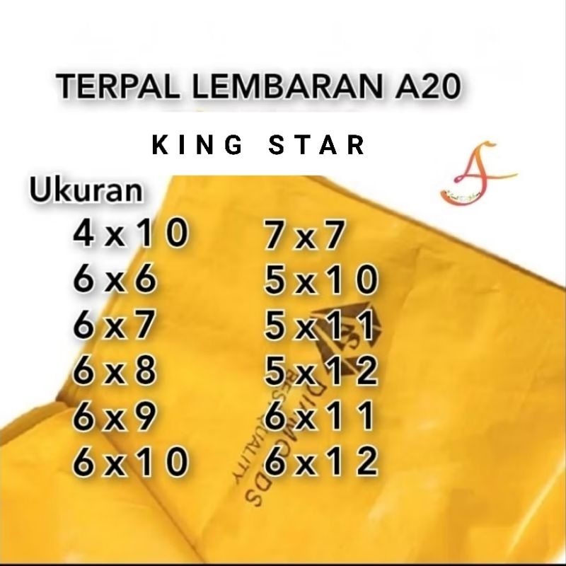 terpal lembaran A20  terpal tenda terpal truck