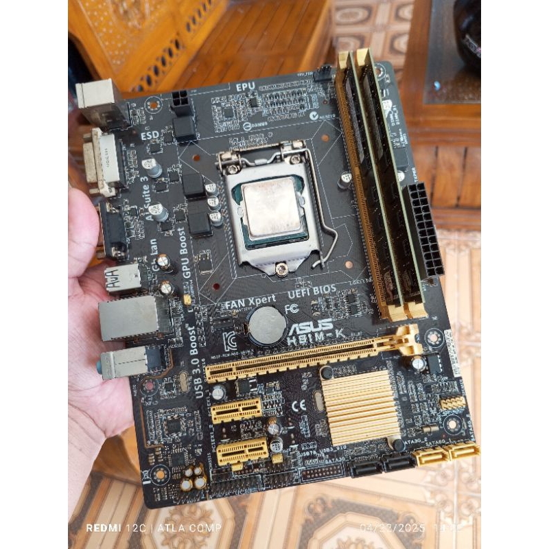 Paket i7 4790 + Asus H81M + Ram 12gb