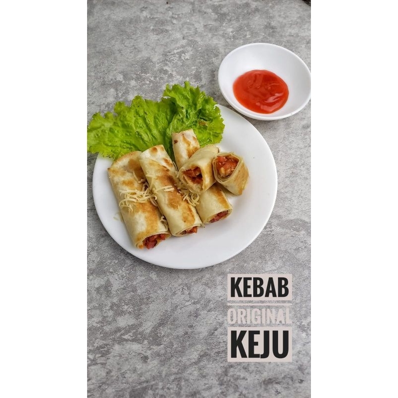 

Frozen Kebab Original Keju Premium isi 10