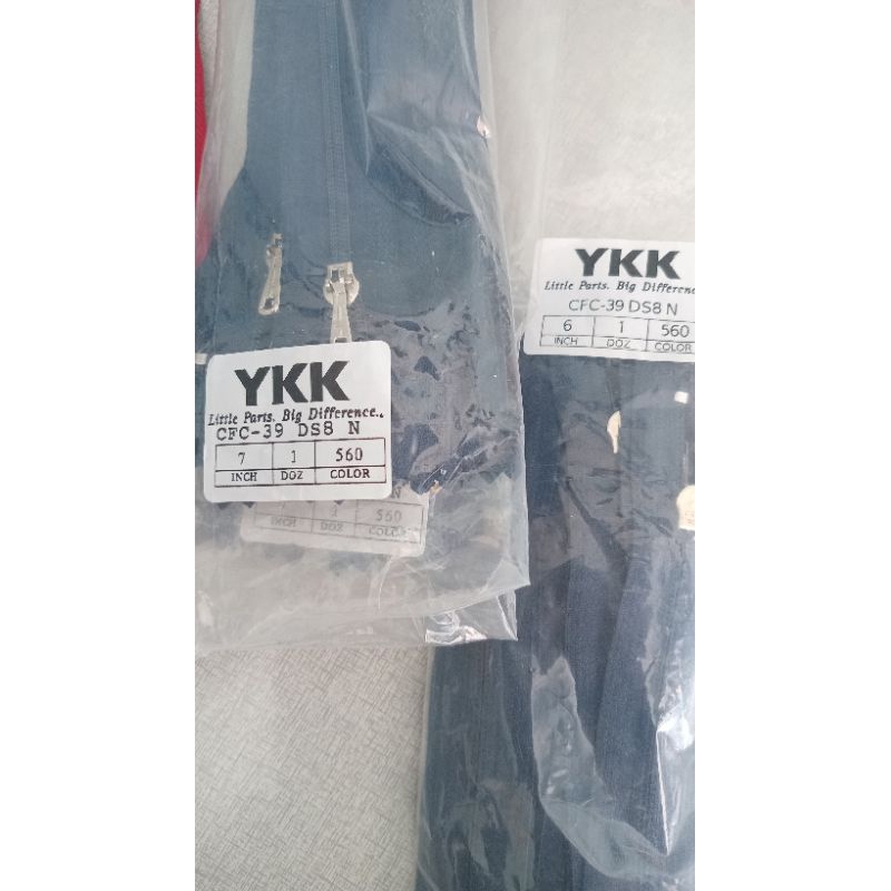 resleting celana ykk - resleting YKK CFC 39 original - zipper ykk original