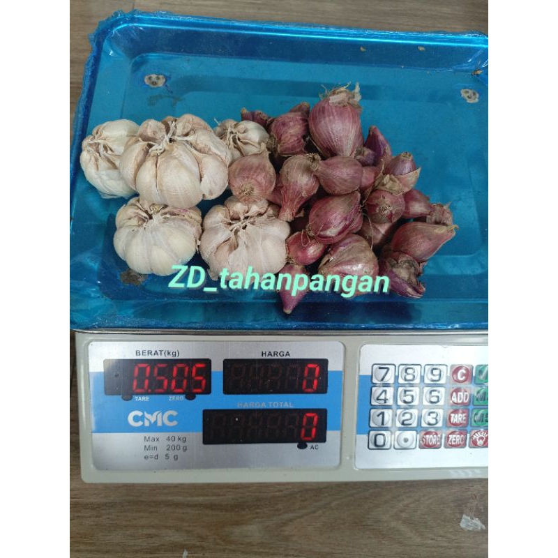 

PAKET KOMPLIT Bawang merah 250g Bawang putih 250g
