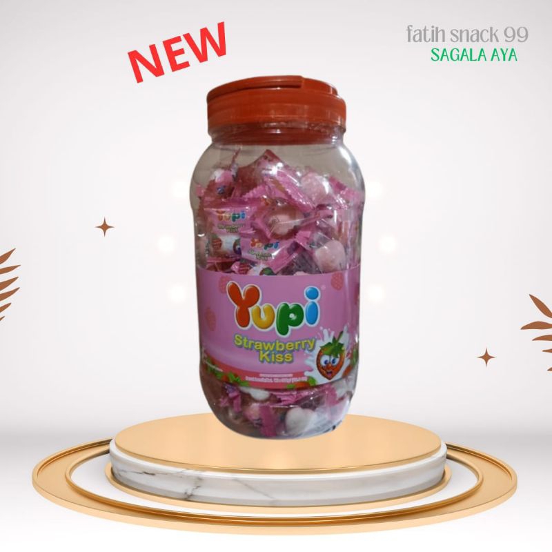 

YUPI STRAWBERRY KIS TOPLES 1 TOPLES 300g ISI 125 PCS