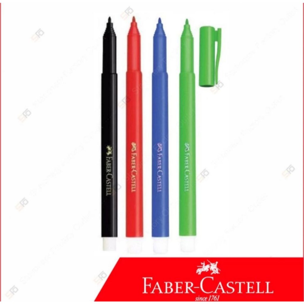 

Marking Pen Faber Castell dengan tampilan menarik dan warna yang bermacam-macam - Merah