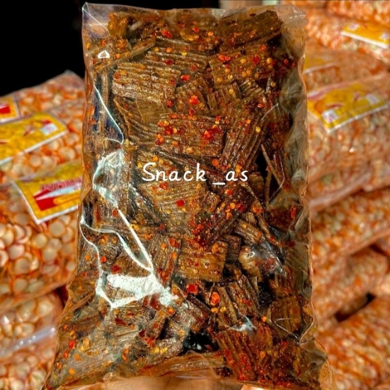 

krupuk jengkol pedas daun jeruk bumbu melimpah 500gram